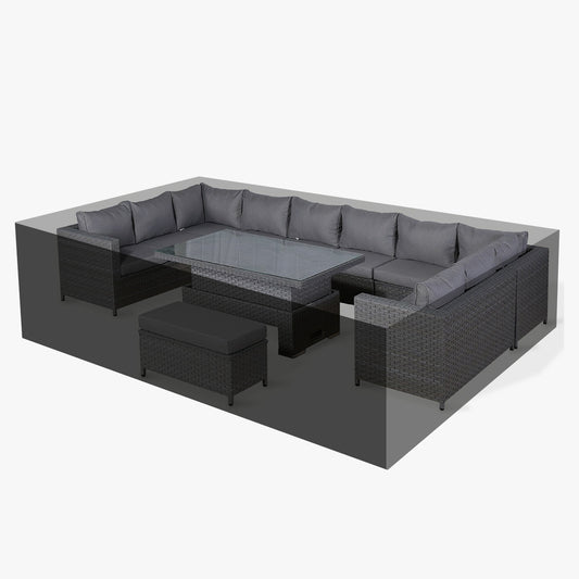 RC-529 Protective Cover For Isobella U-Shape Corner Sofa With Rising Table