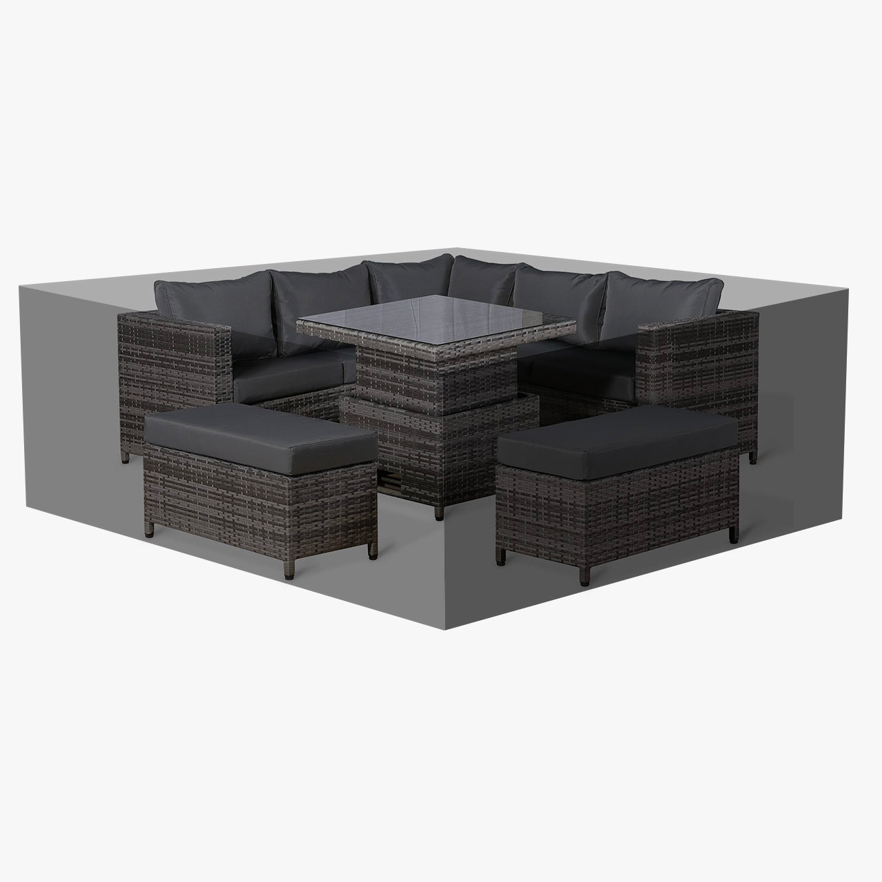 RC-22 Protective Cover for Modern and Miami Small Corner With Rising Table